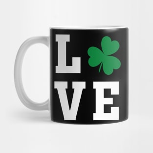 Love one Irish Shamrock - Tshirt Mug